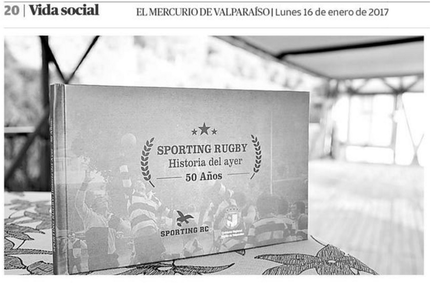 Sporting Rugby lanzó libro de sus 50 años